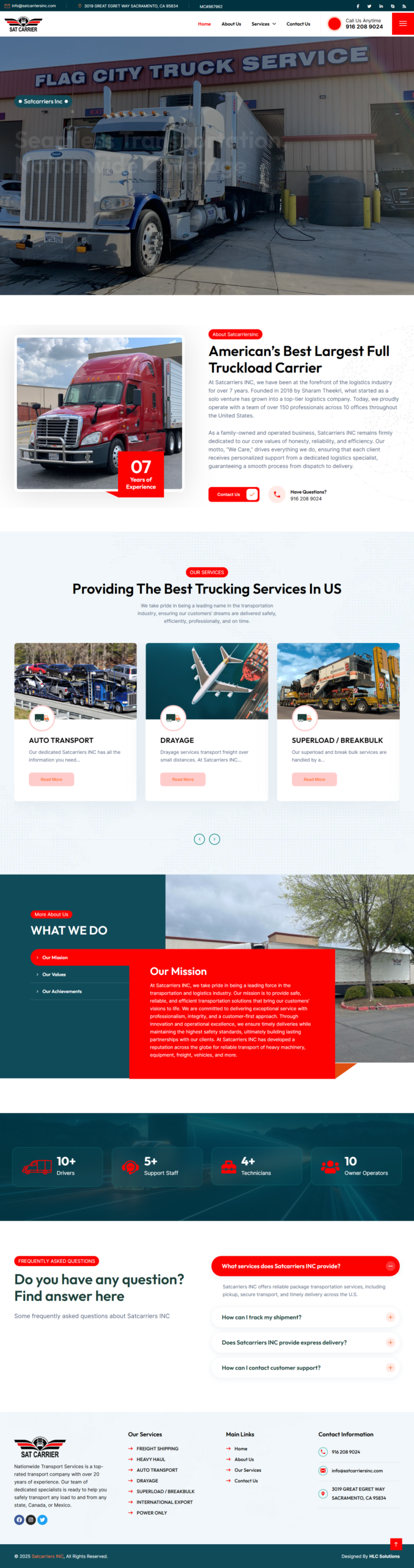 SatCarriers Inc. – Transportation & Logistics