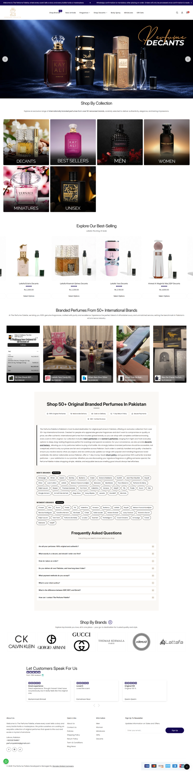 The Perfume Palette – Premium Perfume Store